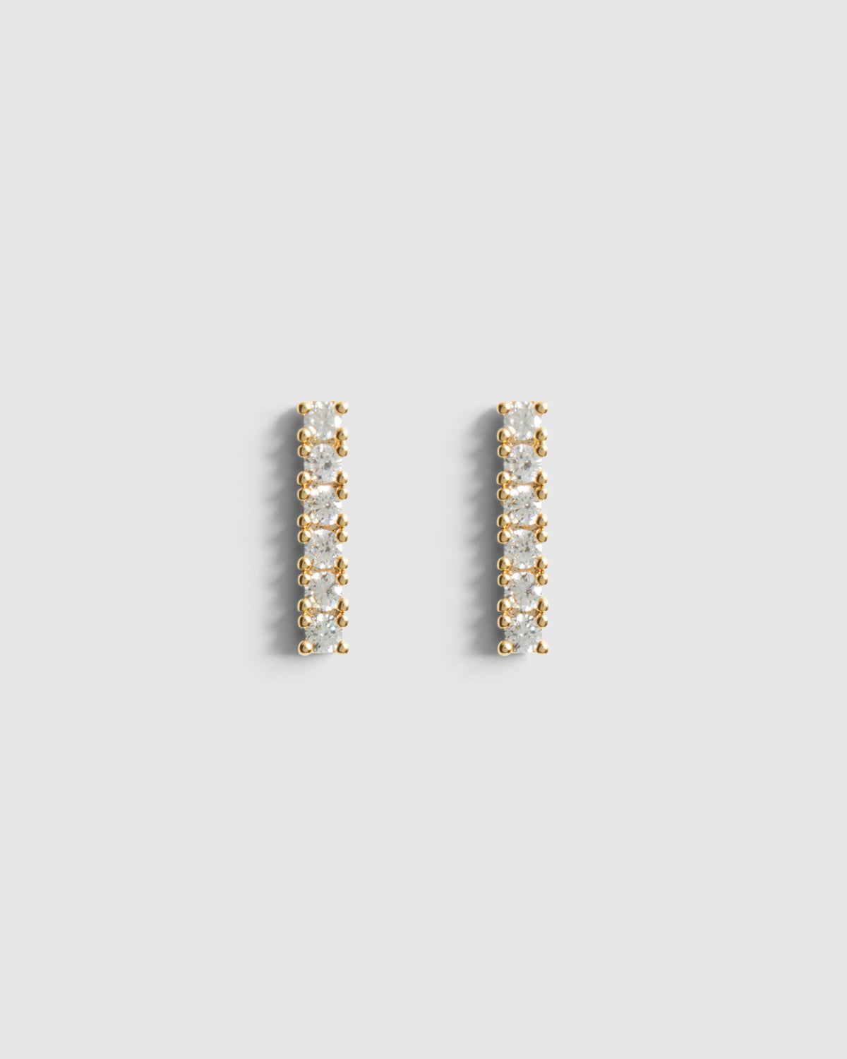 Crystal Row Studs