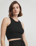 Cropped Rib Tank