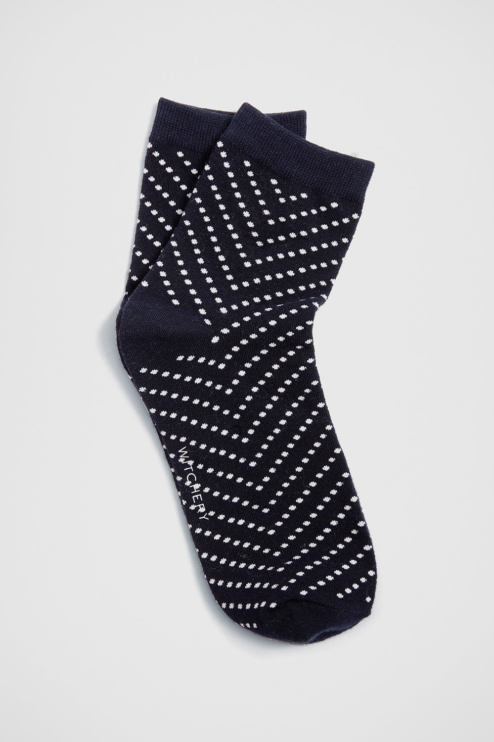 Dot Quarter Crew Sock