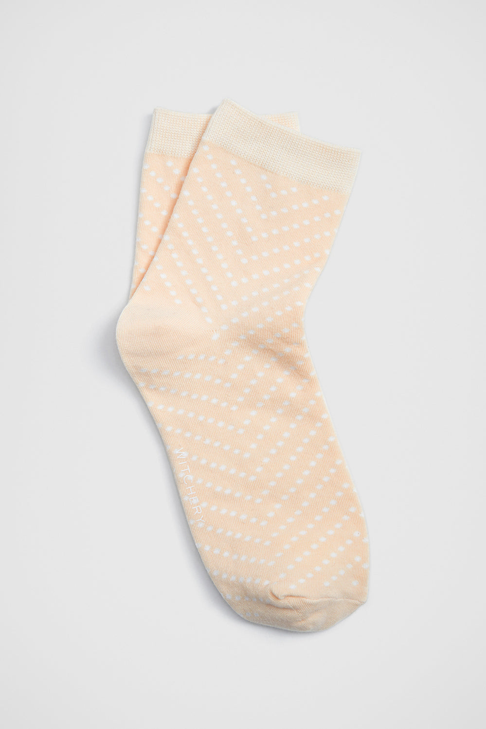Dot Quarter Crew Sock