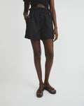 Waist Detail Linen Short