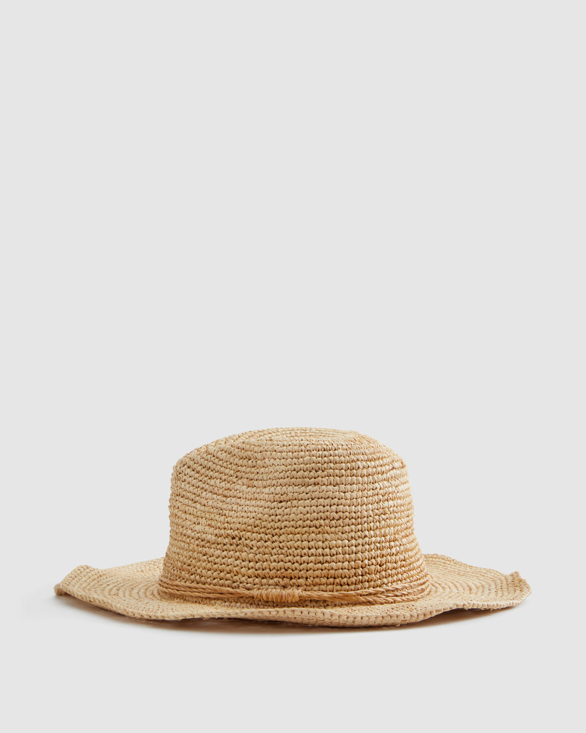 Catalan Raffia Fedora Hat