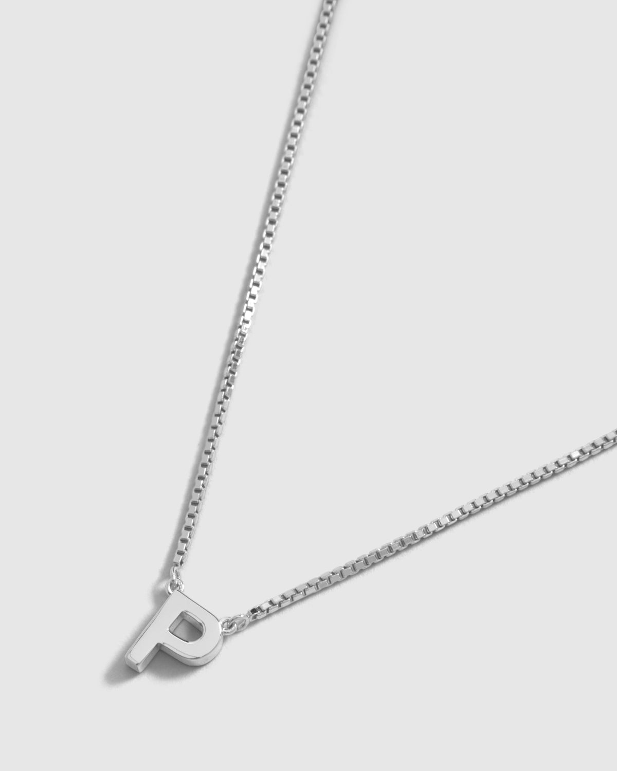 Sterling Silver Initial Necklace