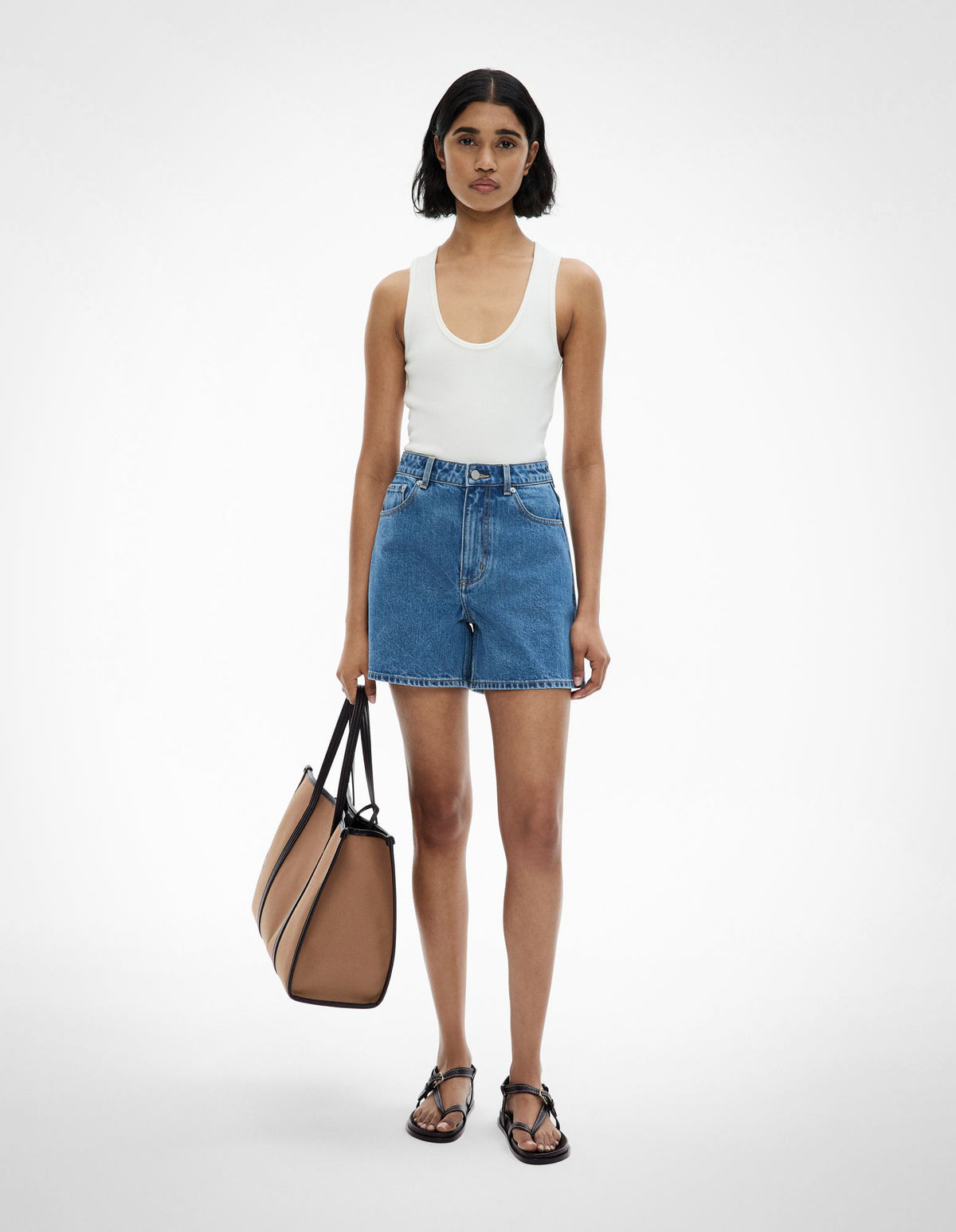 Scoop Rib Tank Top
