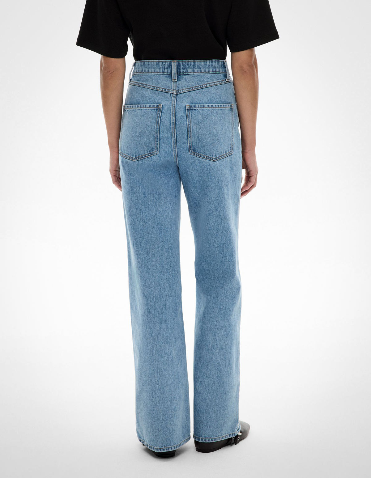 Hi Rise Wide Leg Jeans