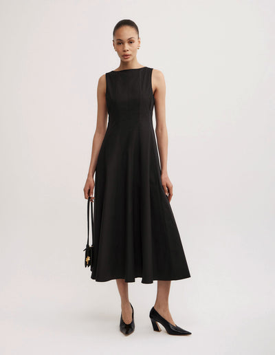 Panelled Midi Dress