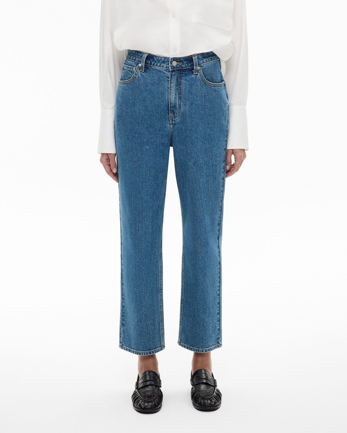Crop Straight Jeans