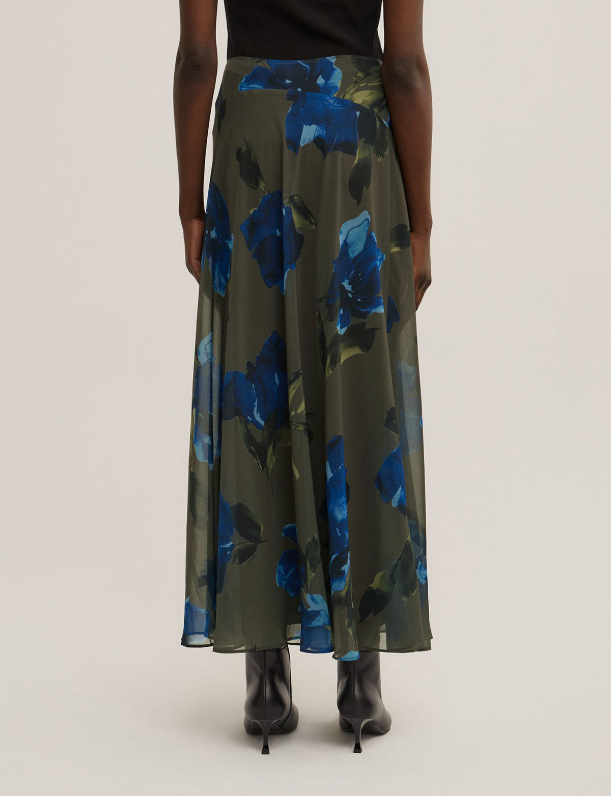 Basque Maxi Skirt