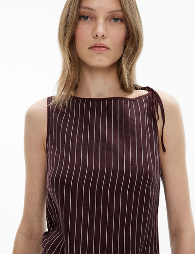 Tie Shoulder Mini Dress