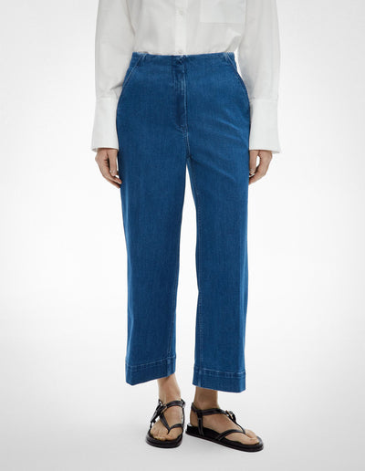 Denim Crop Pants