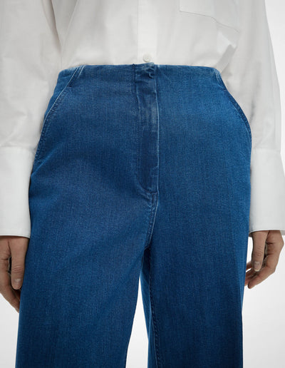 Denim Crop Pants