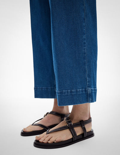 Denim Crop Pants