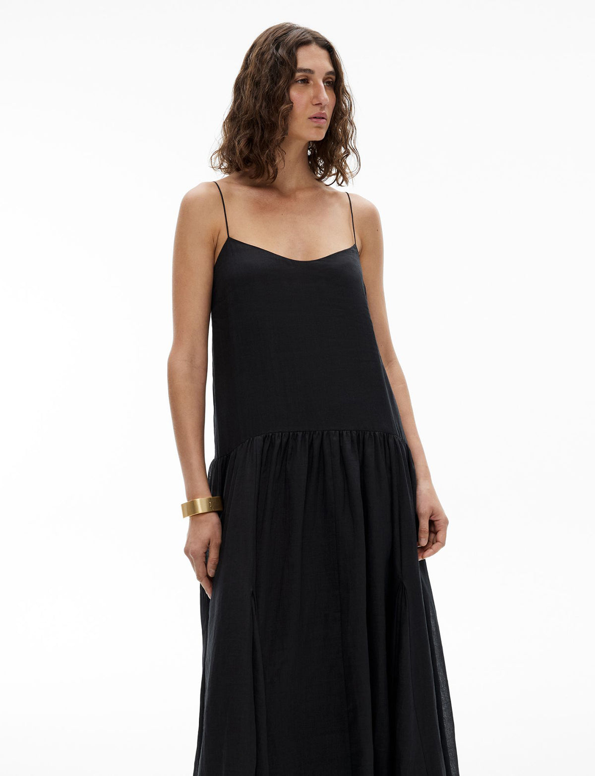 Fine Strap Maxi Dress