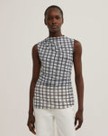 Asymmetric Mesh Tank Top