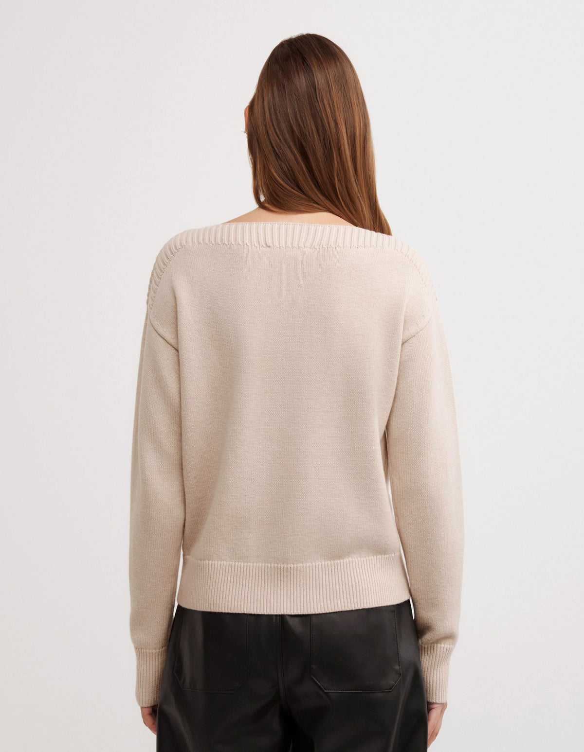 Boat Neck Knit