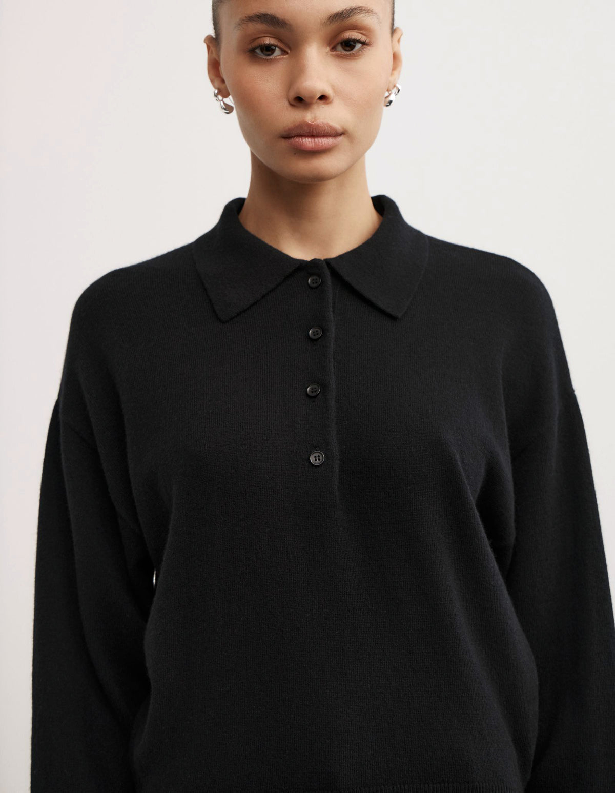 Collared Knit Polo