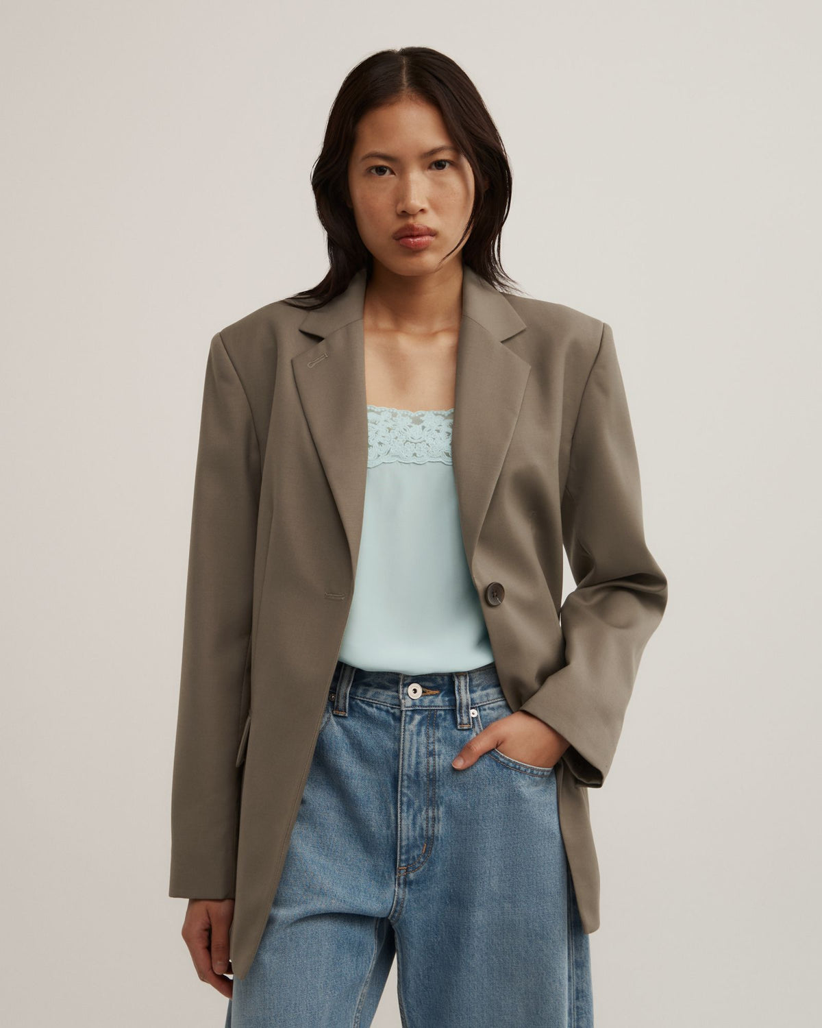 Tab Detail Blazer