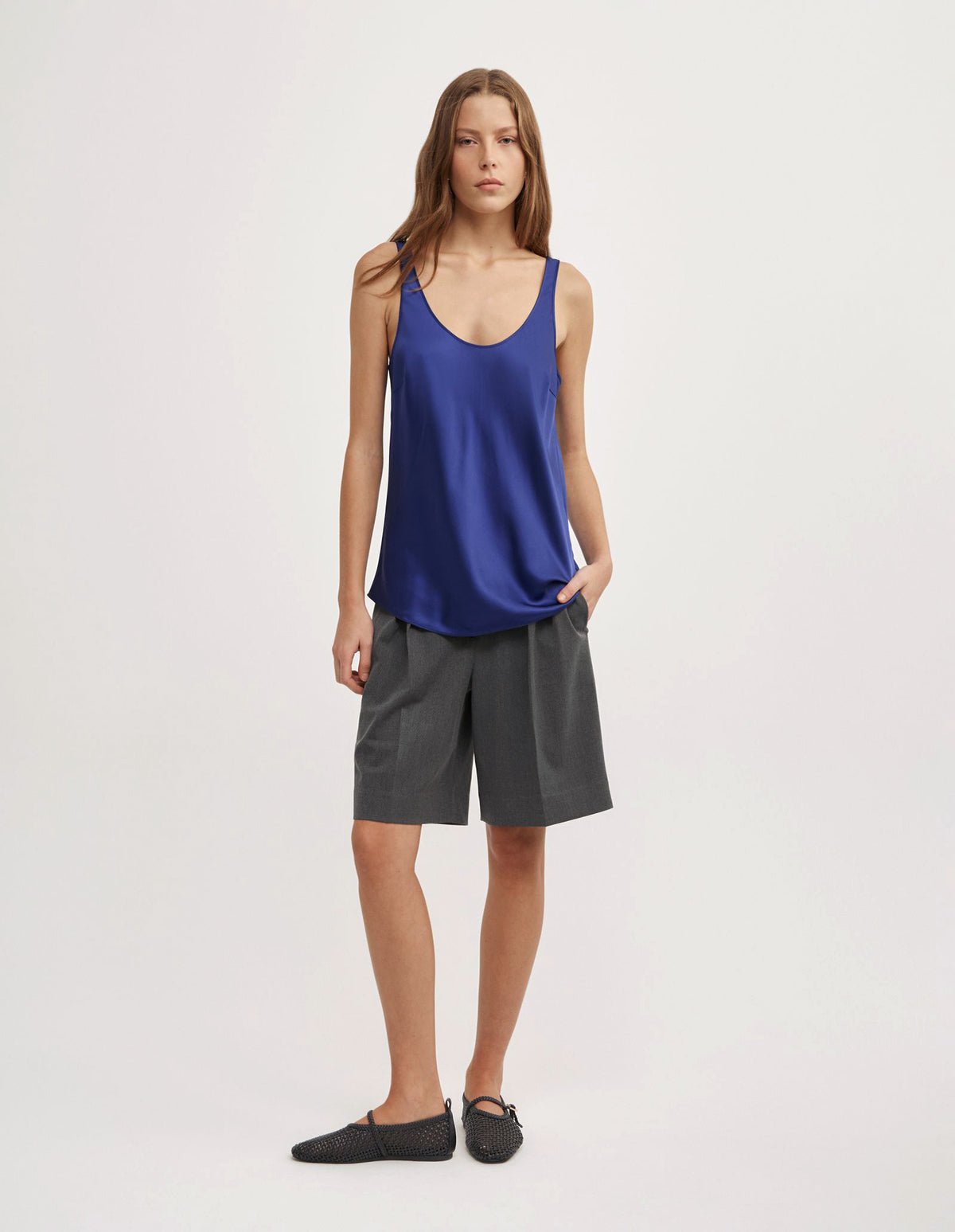 Satin Tank Top