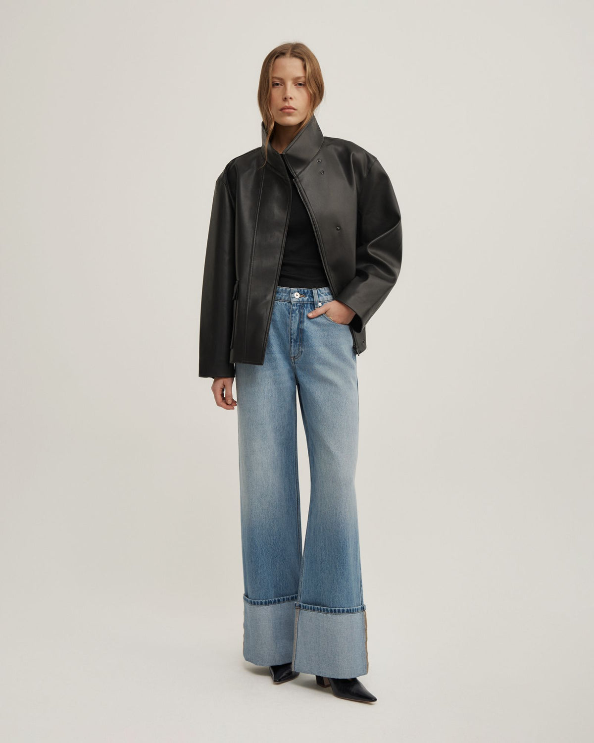 Cuff Detail Jeans