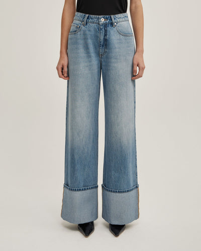 Cuff Detail Jeans