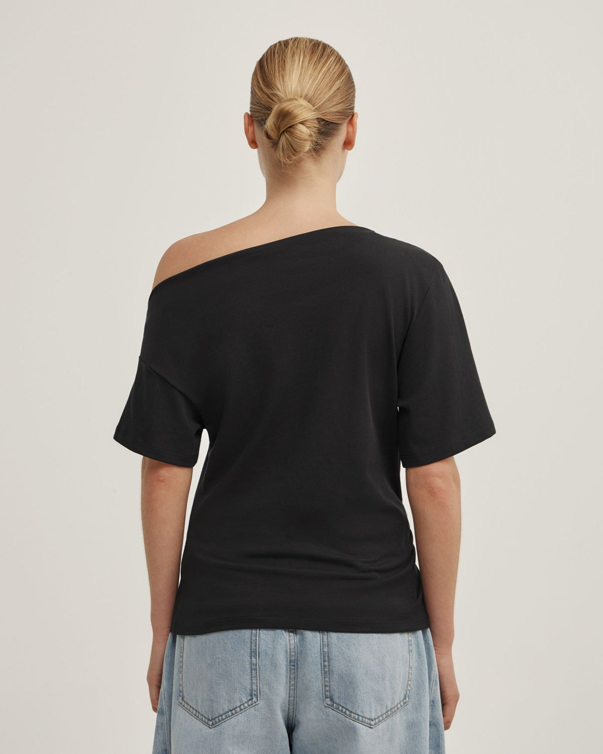 Ruched Asymmetric T-Shirt