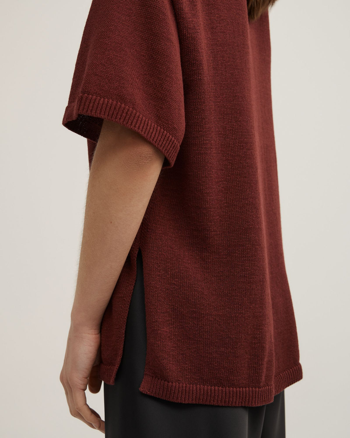 Relaxed Knit T-Shirt