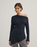 Asymmetric Tunic Long Sleeve Top