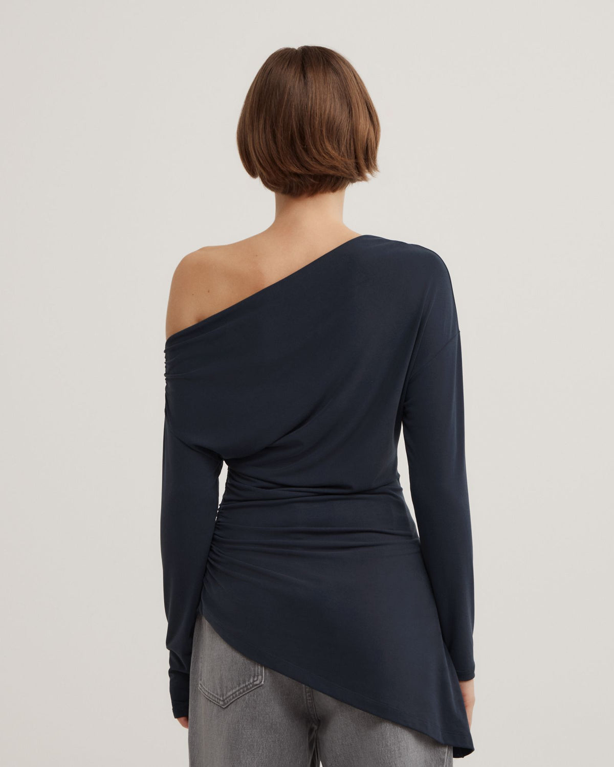 Asymmetric Tunic Long Sleeve Top