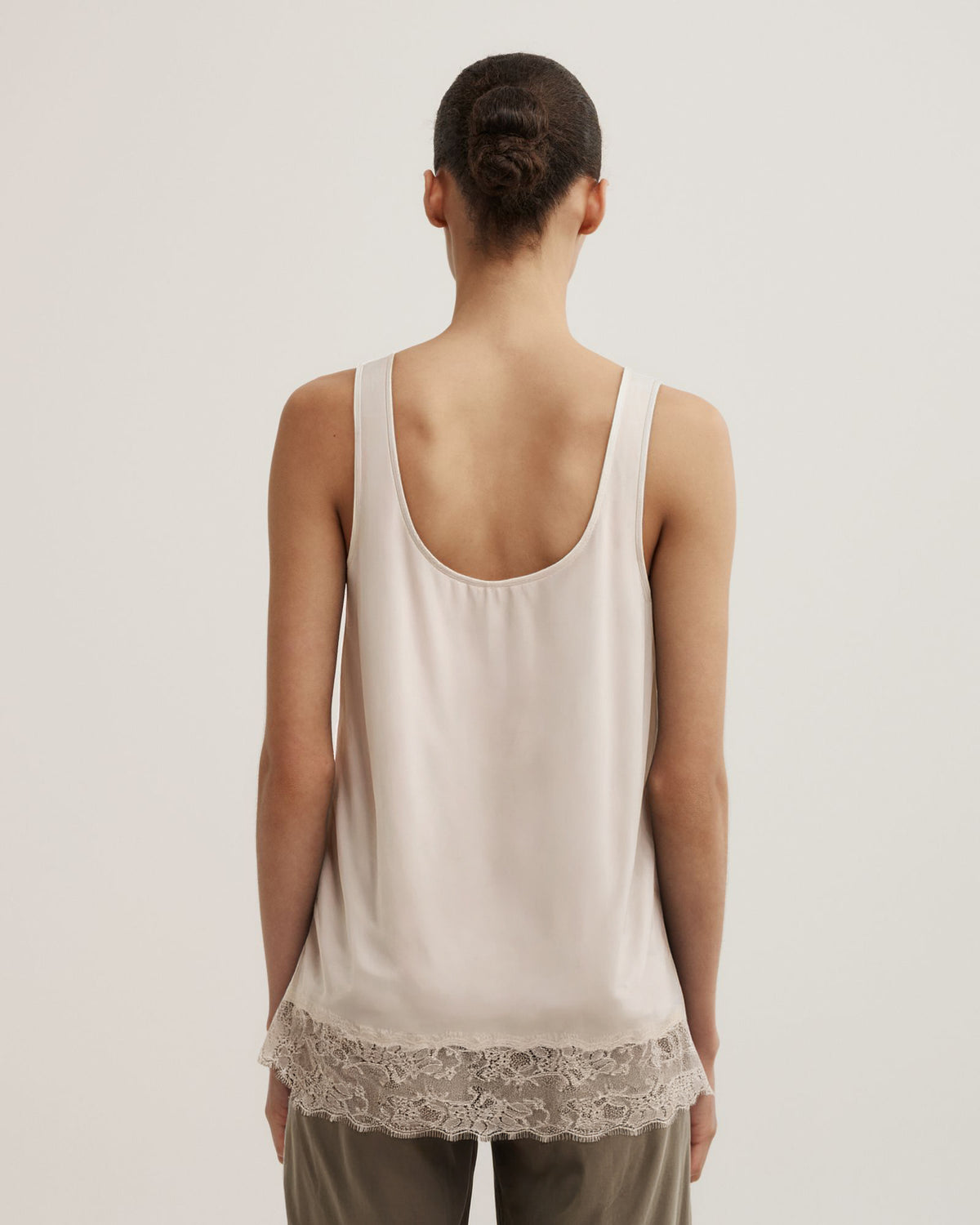 Lace Hem Tank Top