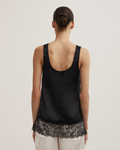 Lace Hem Tank Top