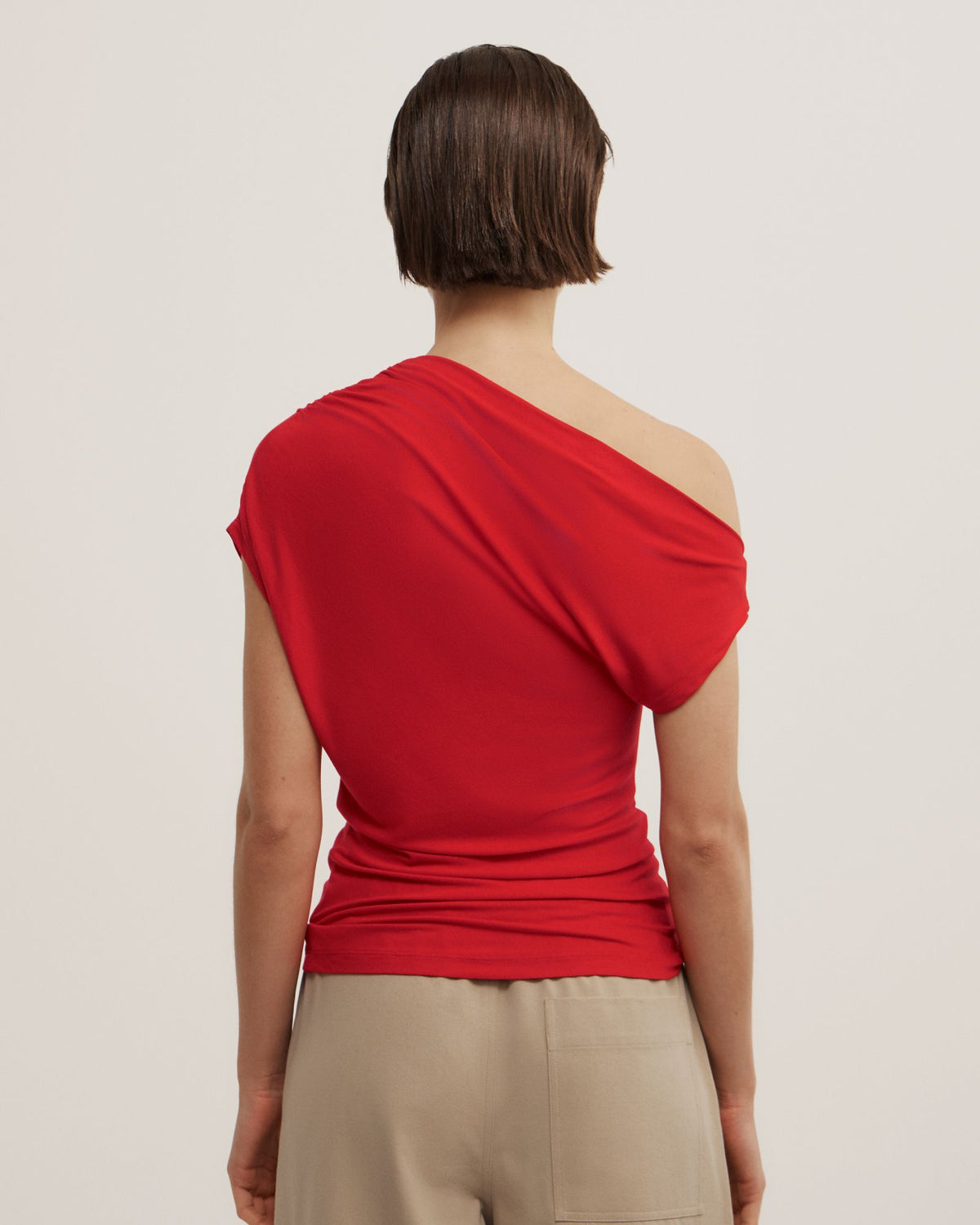 Asymmetric Jersey Top