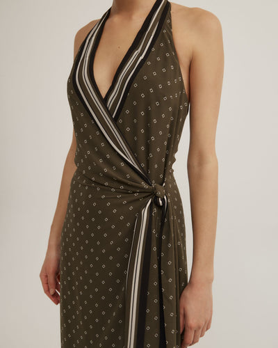Wrap Halter Maxi Dress – Witchery