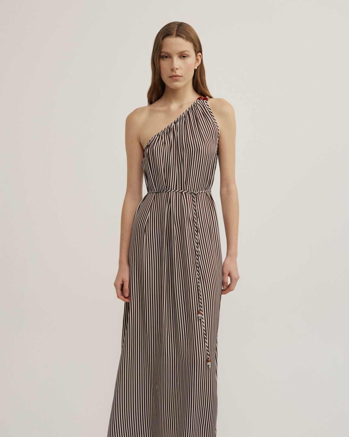 One Shoulder Maxi Dress