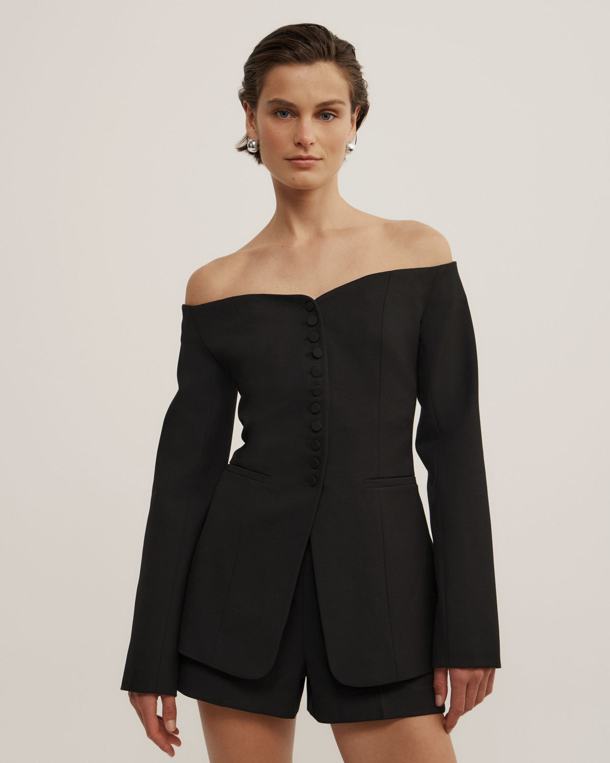 Off Shoulder Jacket