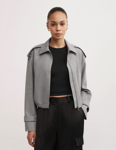 Fluid Bomber Jacket