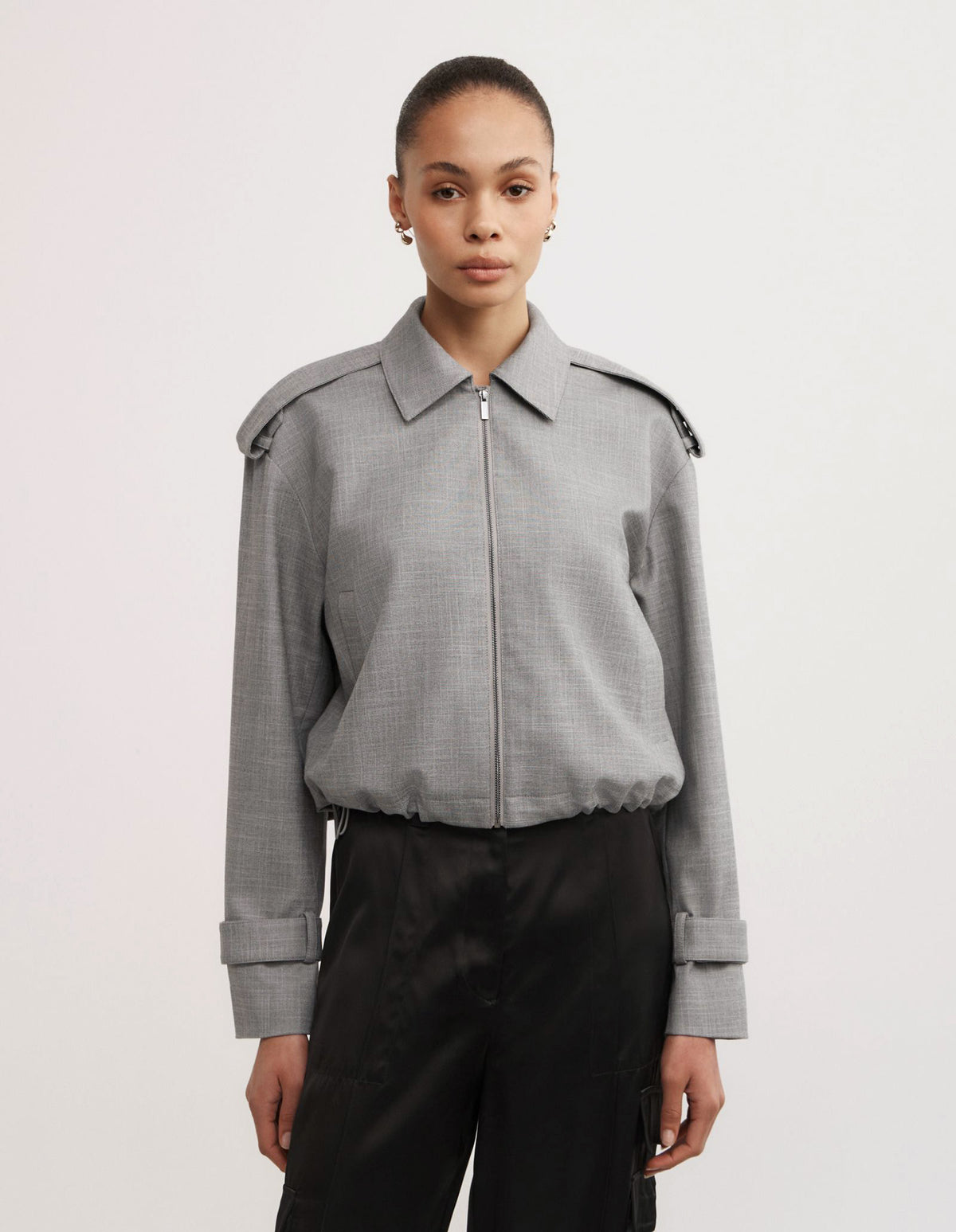 Fluid Bomber Jacket