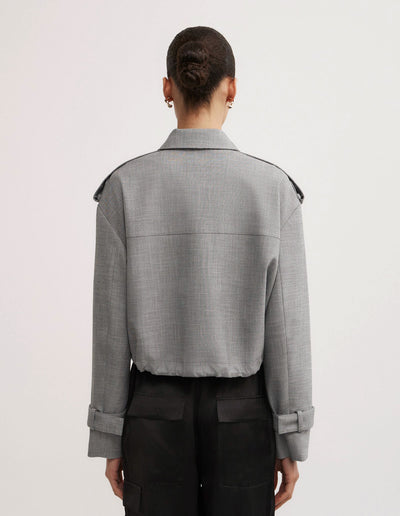 Fluid Bomber Jacket