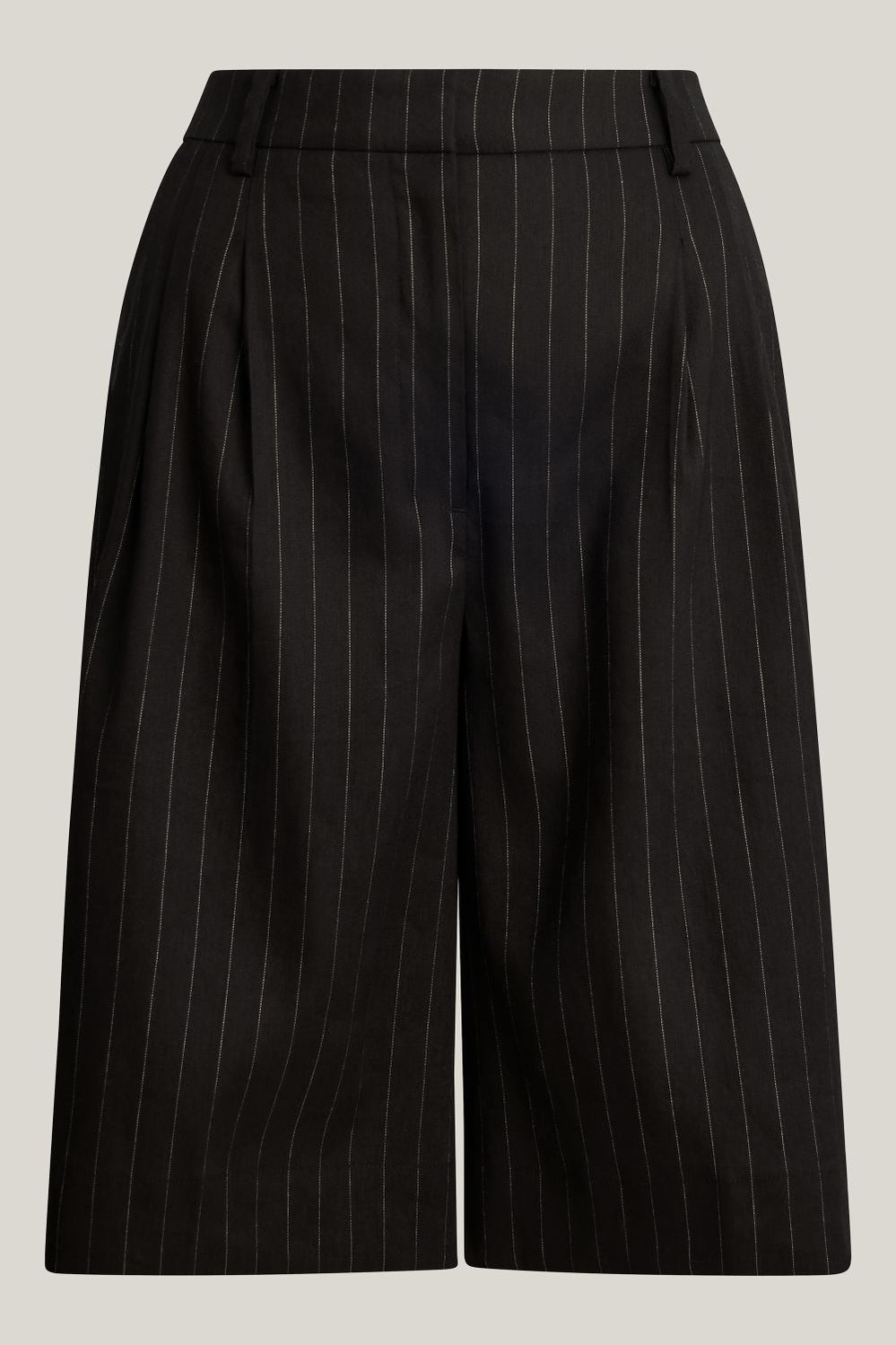 Pinstripe Bermuda Shorts