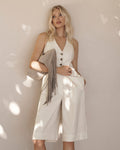 Pinstripe Bermuda Shorts