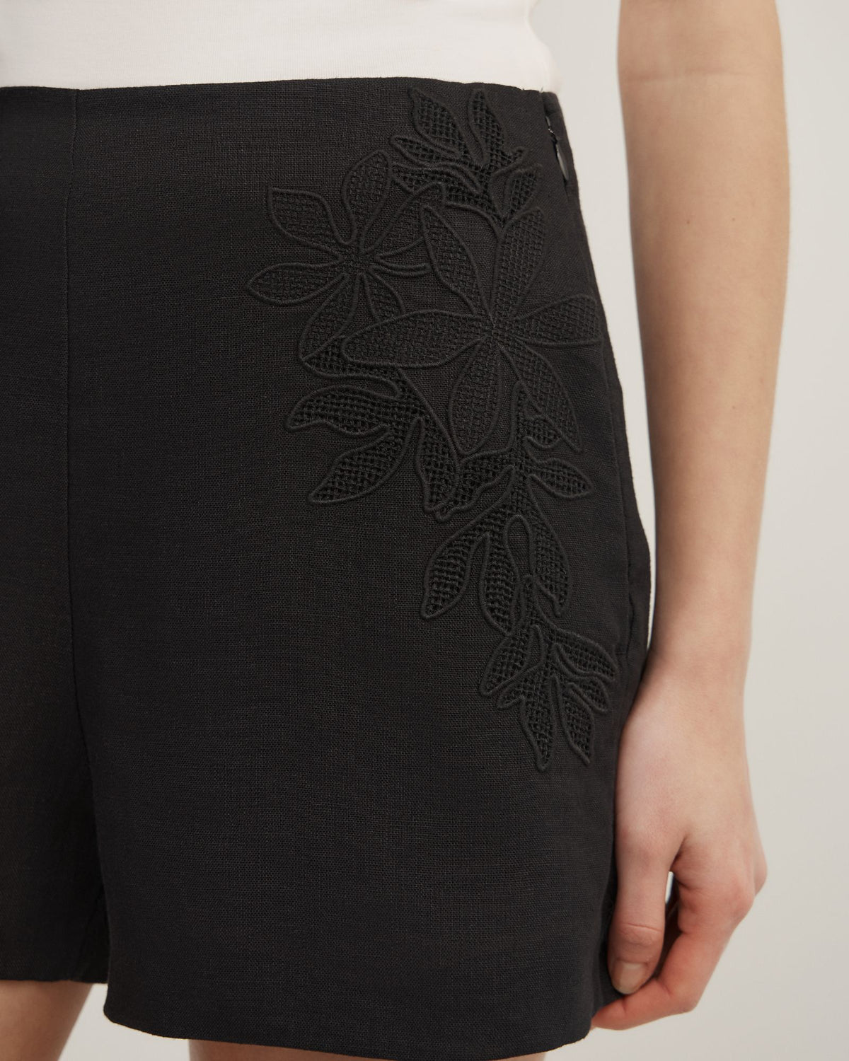 Cutwork Shorts