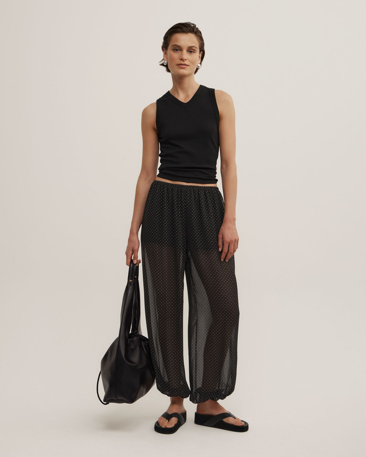 Sheer Balloon Pants