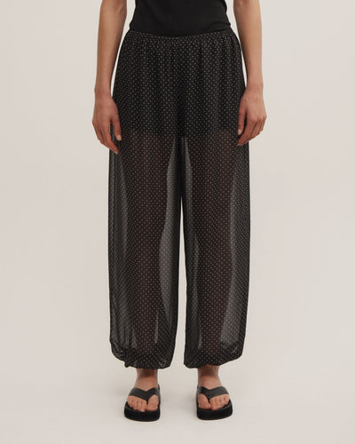 Sheer Balloon Pants