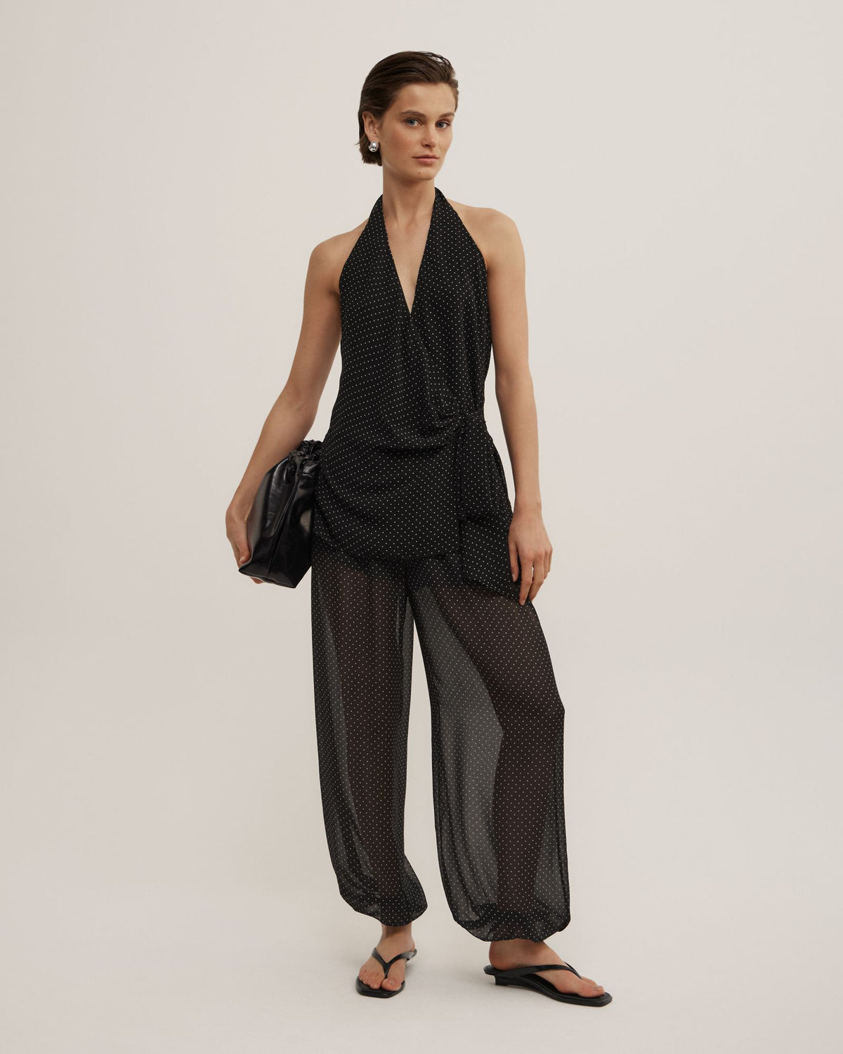 Sheer Balloon Pants