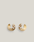 Zinnia Hoop Earrings