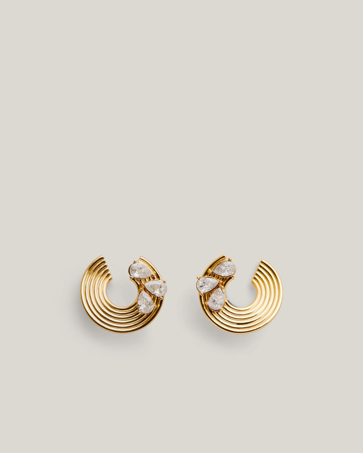 Zinnia Hoop Earrings