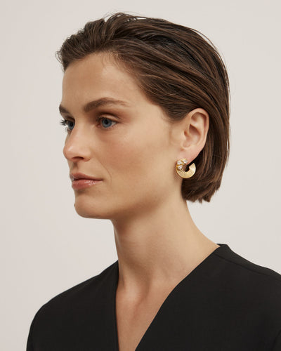 Zinnia Hoop Earrings