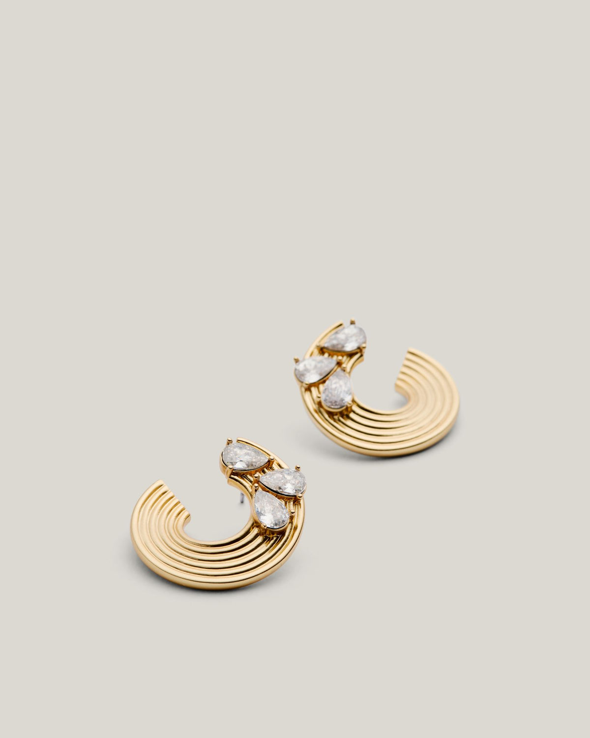 Zinnia Hoop Earrings