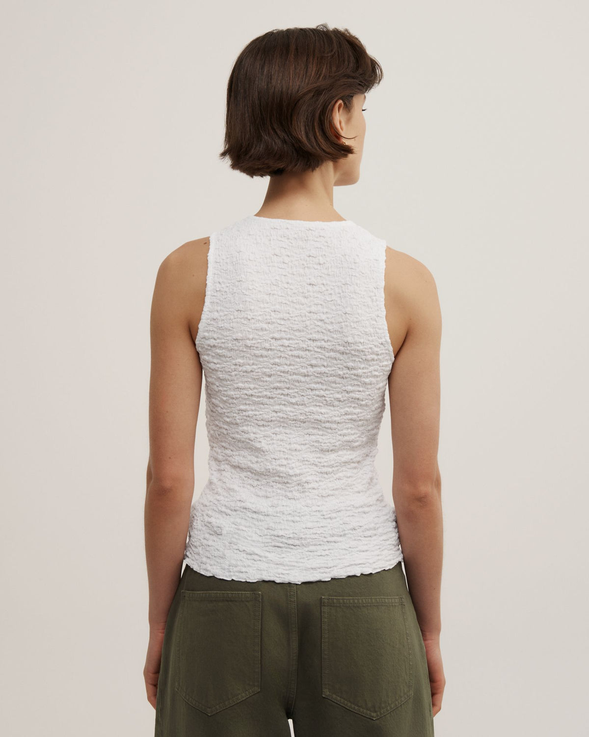 Textured Jersey Tank