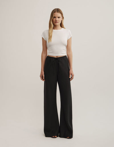 Bias Linen Pants