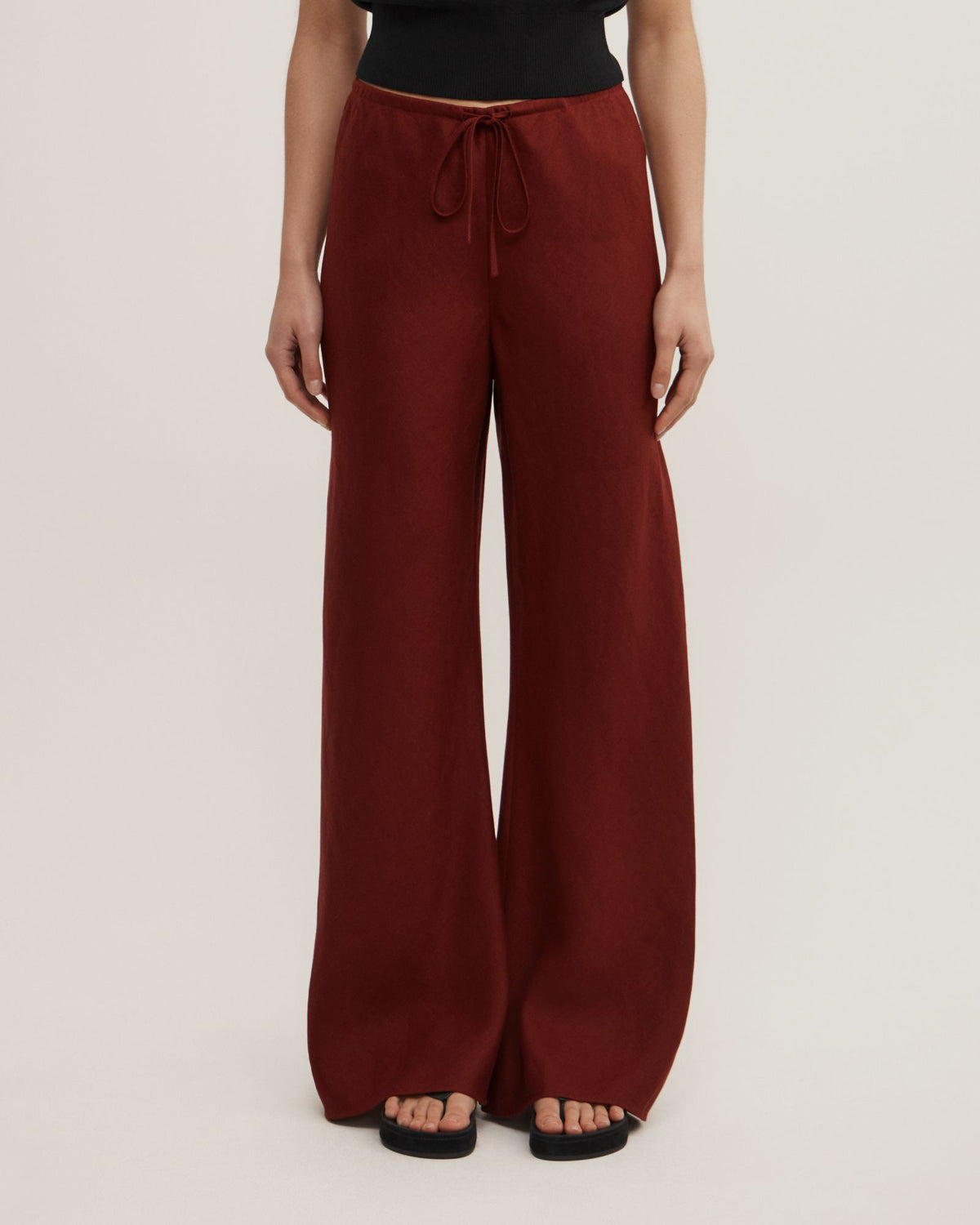 Bias Linen Pants